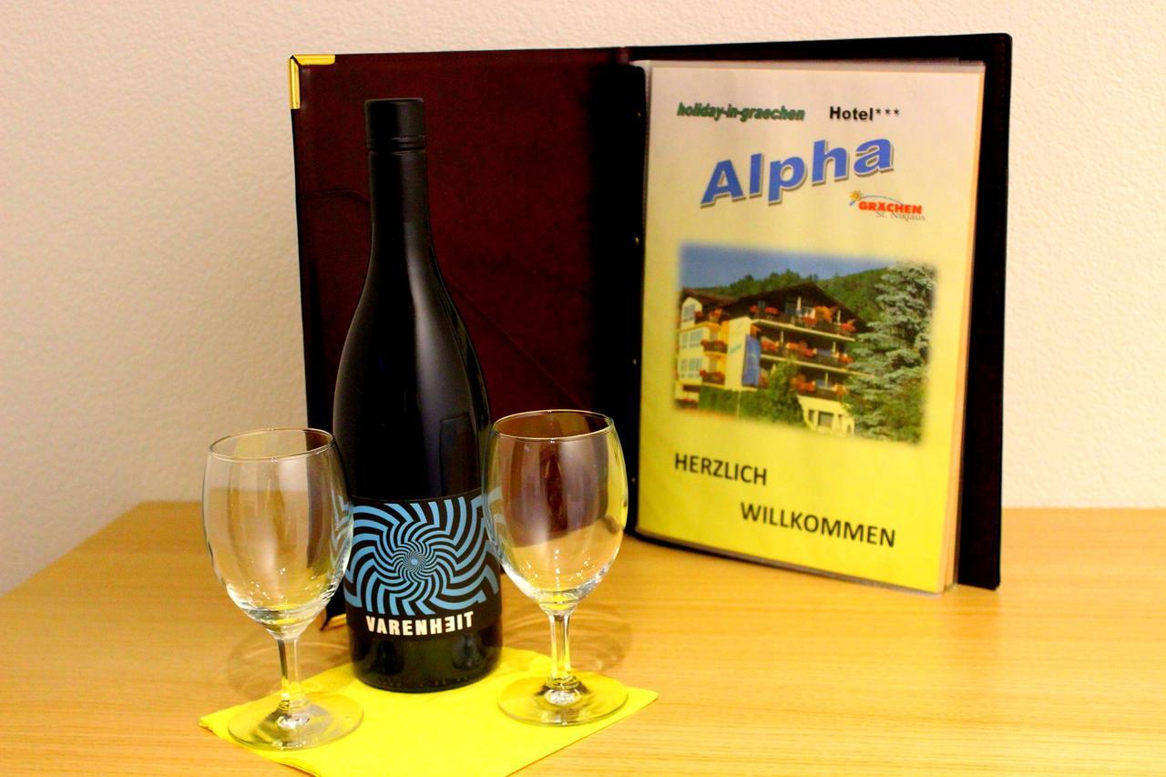 Hotel Alpha Grächen Esterno foto